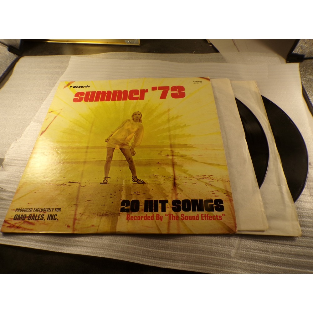 Summer 73 The Sound Effects 20 Hit Songs 2 LP Vinyl Record QMO 117 Pop Rock 1973